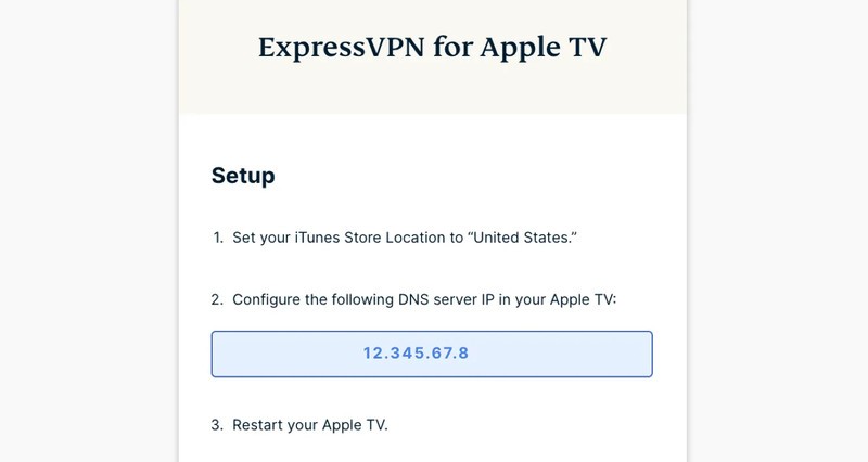 connect an apple tv to a mac pro via ethernet for vpn
